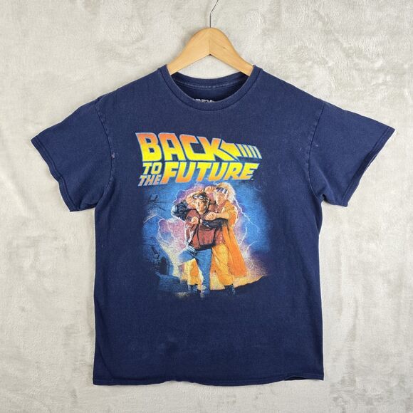 Back To The Future Shirt Mens Size Medium Universal Studios Movie Marty Doc - Picture 2 of 10